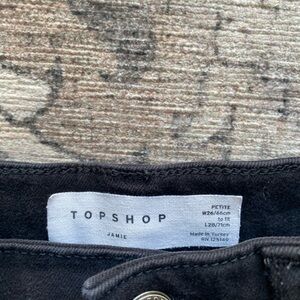 Topshop petite Jamie black